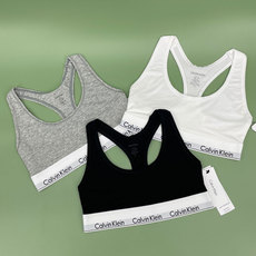 Бюстгальтер calvin klein正品jennie同款ck内衣女时尚运动健身背心文胸f3785