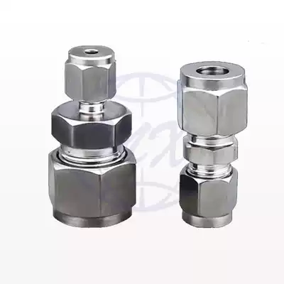 Stainless steel ferrule reducing connector diameter chromatography laboratory gas path 3mm 1 8 1 4 Double card sleeve