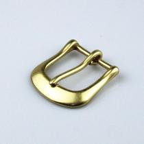 Old John Leather Carving Leather Art US Environmental Protection Pure Brass Needle Buckle Pure Copper Natural Color Specification Inner Diameter 30mm