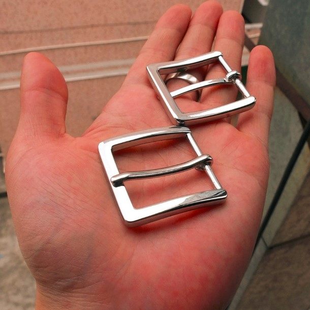 Belt Buckle Head 3cm box buckle bright nickel belt buckle men's pin buckle