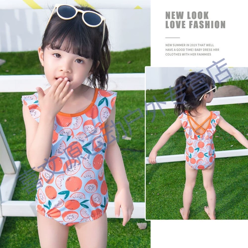 Купальник для плавания, летняя брендовая детская летняя одежда для принцессы, 2020, в корейском стиле