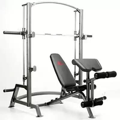 Hawk Burr SM1050 light gantry weightlifting bed squat kicking barbell rack Smith machine
