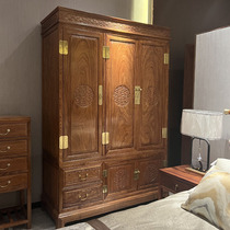 Wardrobe Hot pin chart Pear Logs Full Solid Wood Chinese Style Furniture Bedroom 2021 New adults Whole Dress Great Wardrobe