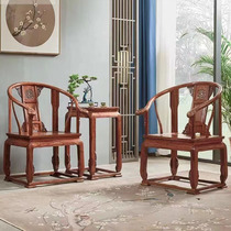Red Wood Furniture Imperial Palace Chair Three Sets Chicken Wings Wood Chinese chair Chair Hedgehog Purple Sandalwood Imitation Ancient Casual Chair
