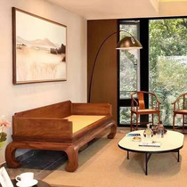 New Chinese rosewood furniture Arhat bed solid wood antique simple small bed adult sofa bed small apartment living room