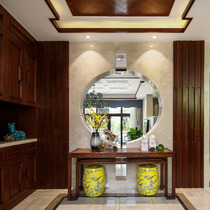 Log Xuanguan Petty Case Light Extravagant Corridor Aisle Entrance to the family Xuanguan Terra desk Desk Wall Side Table Red Wood New Chinese for Table