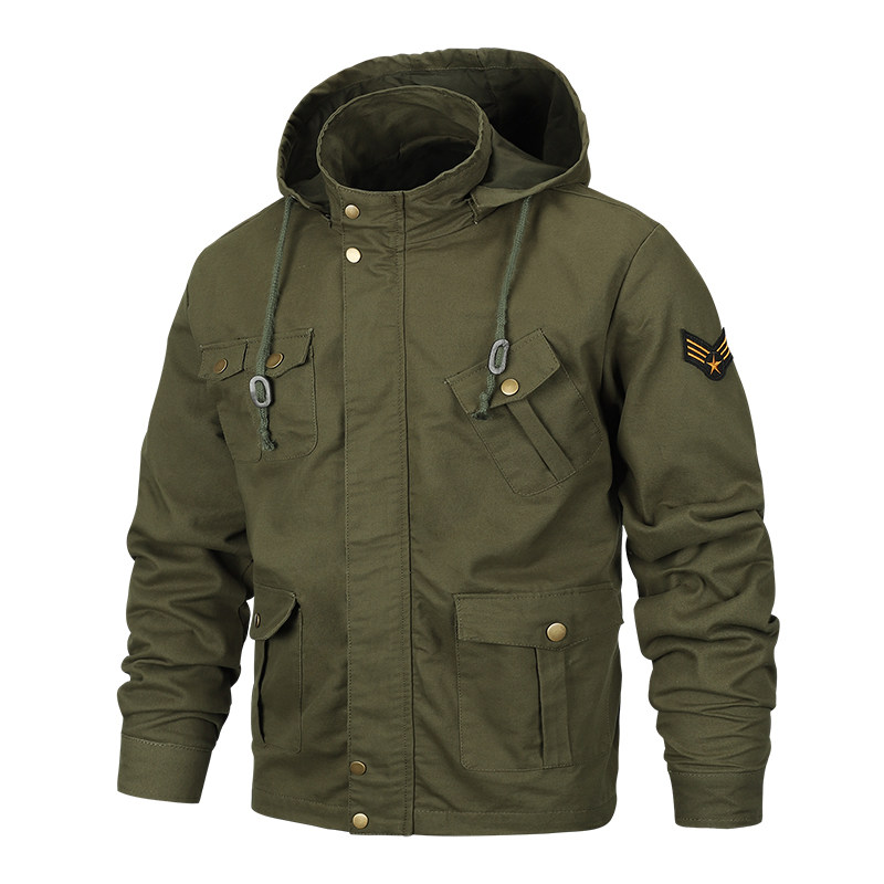 Flying Tiger Team Retro American Jacket 101 Airdrop Division Men's American Ma1 Pilot Air Force One jacket