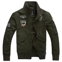 German military uniform Air Force One thin jacket mens plus size loose cotton jacket European and American military fan tooling top