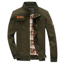 Spring jacket Mens Military embroidery hunting suit plus size cotton tooling Luftwaffe outdoor casual jacket mens tide
