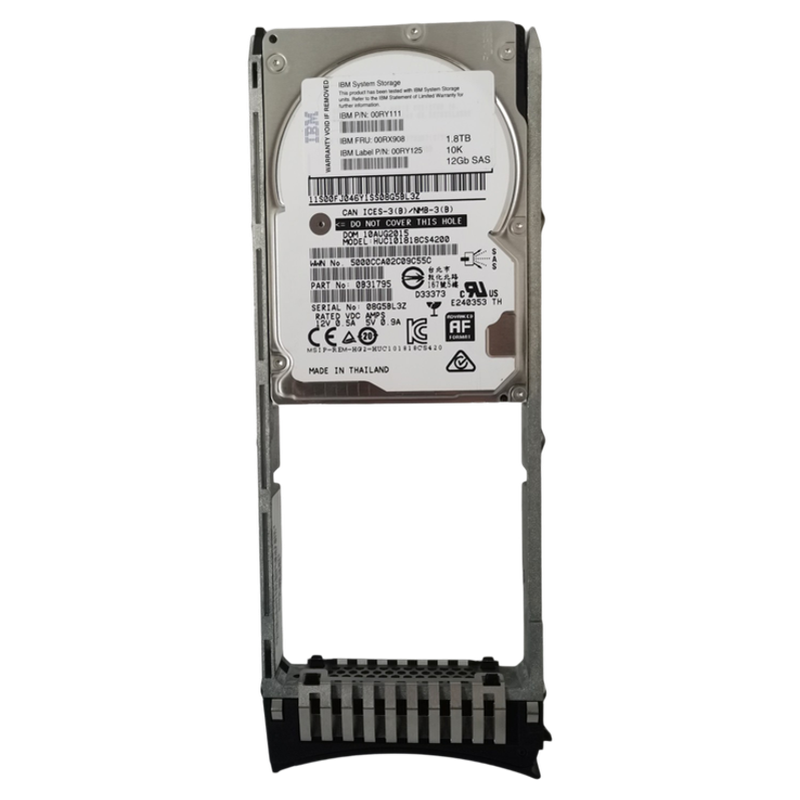 IBM 1.8T 10K SAS 12Gb硬盘2.5寸：企业级存储新标杆，数据安全的