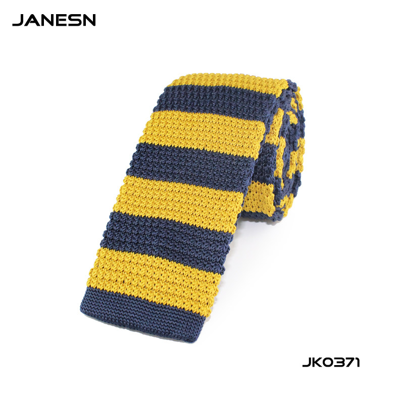 JANESN Men Knitted Tie OUR US Leisure Tie Men Flat Tie Men Tie British Retro Narrow Hair Tie