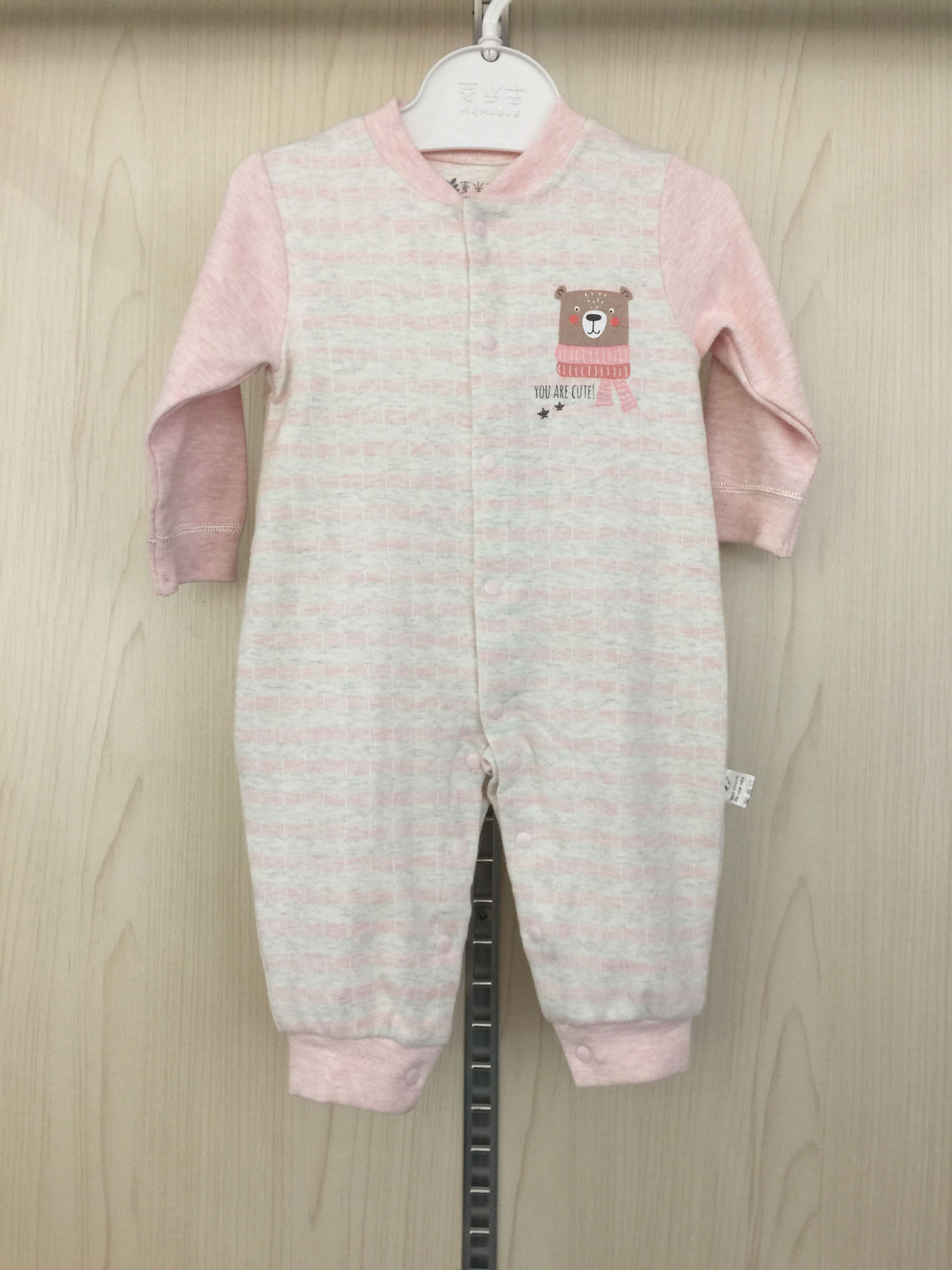 Mcamie baby boy autumn winter new suede closed crotch open breasted baby even body suit warm and comfortable baby dress