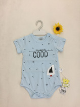 Bangbi Leer baby summer new triangle coat pure cotton boneless color cotton bag fart clothing baby clothing