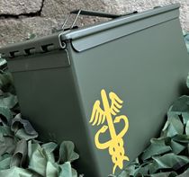 American-style US iron box outdoor combat box storage box equipment box emergency rescue box turnover box public collection collection