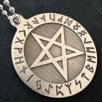 Retro pendant starry sky double-sided relief holiday customized Paladin Angel Wings Ling Kong COS peripheral two-dimensional