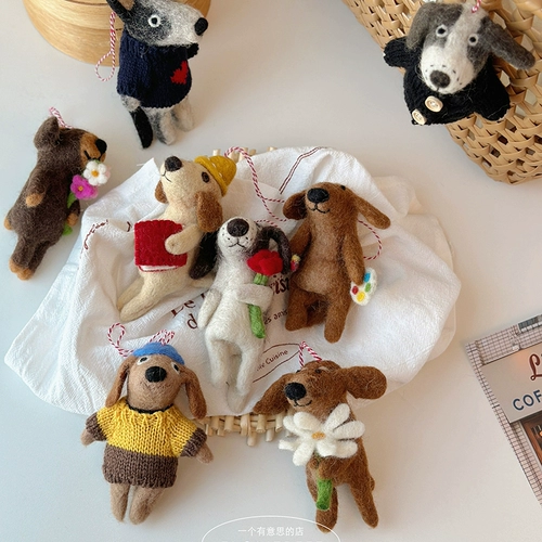 Милая сумка, подвеска, шерстяной войлок, плюшевый брелок, кукла подходит для мужчин и женщин, милые животные