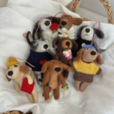 Милая сумка, подвеска, шерстяной войлок, плюшевый брелок, кукла подходит для мужчин и женщин, милые животные