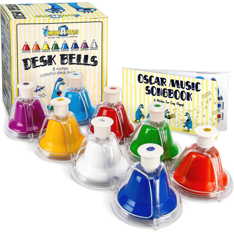 American Brand Miniartis Orff Eight-Tone Clock Chime Rainbow Clock Rainbow Hand Bell (with Protection)