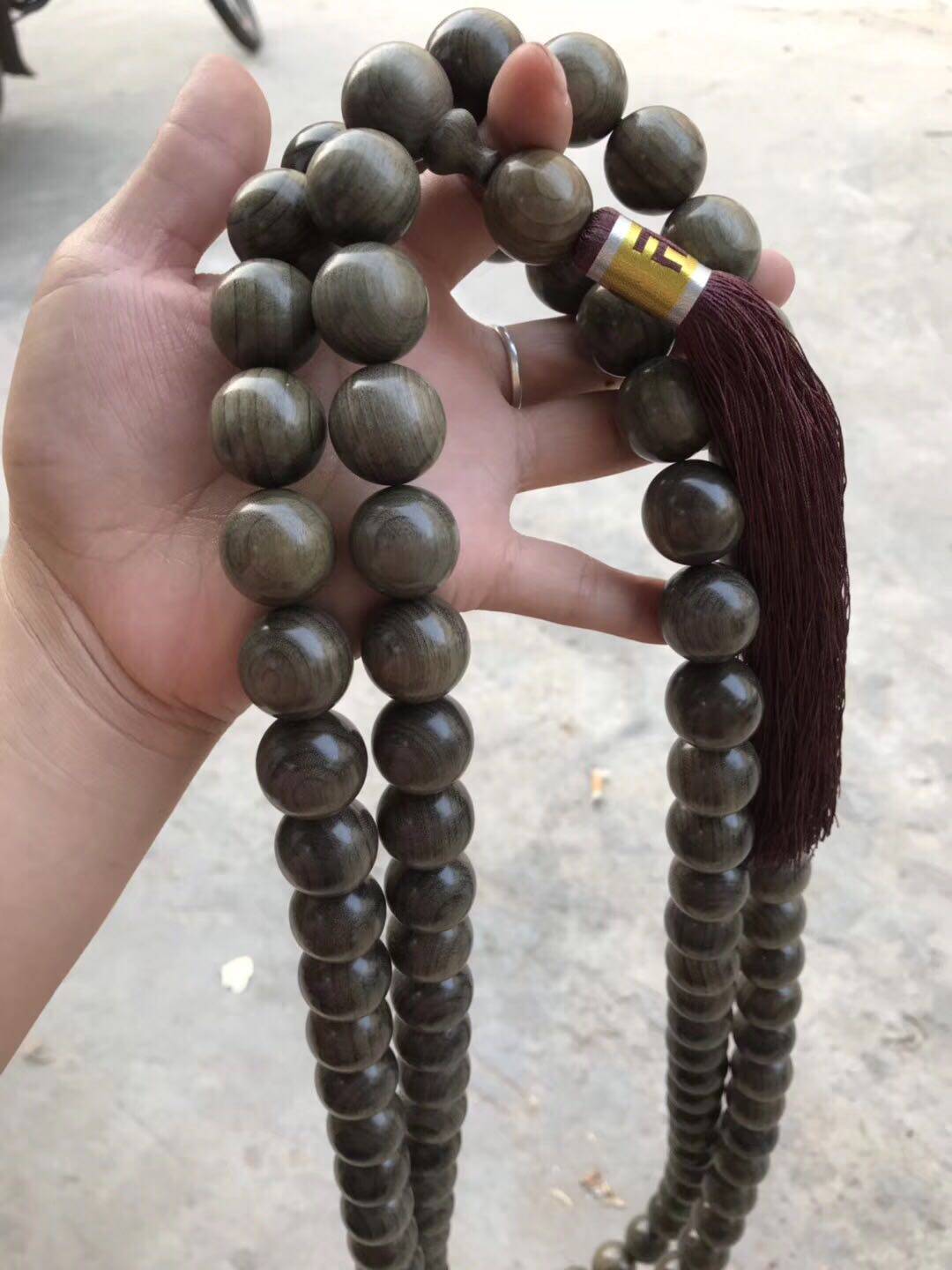 Golden Wire Nature Shundy Wood 2 0 hand beads can be hanged with pure hand - made without wax - free scent