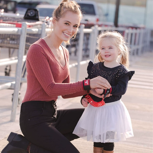 Детский браслет с поводком, безопасные вожжи поводок, анти-потеряшка