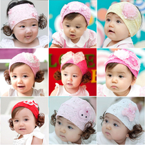 Baby hair band Korean girl headgear Newborn 0-3-6-12 months female baby girl floral headdress spring and autumn summer