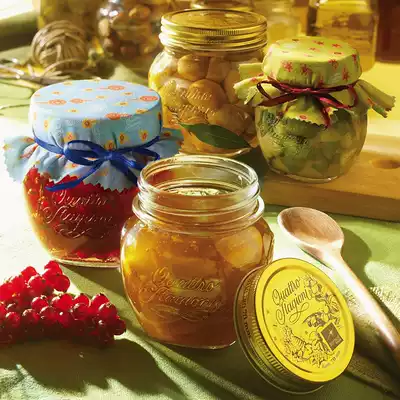 Quattro Stagioni retro sealed tank Italy imported Bormioli Rocco storage tank spot