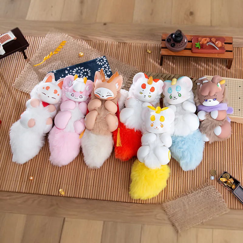 Official Neihuanzai (Unhuman Beasts) Series Blind Box Plush Doll Keychain Pendant Merchandise Gift