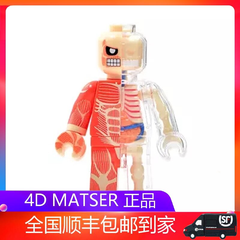  4D Master artist Jason Freeny Lego Assembled Tide Bricks People Anatomical Models