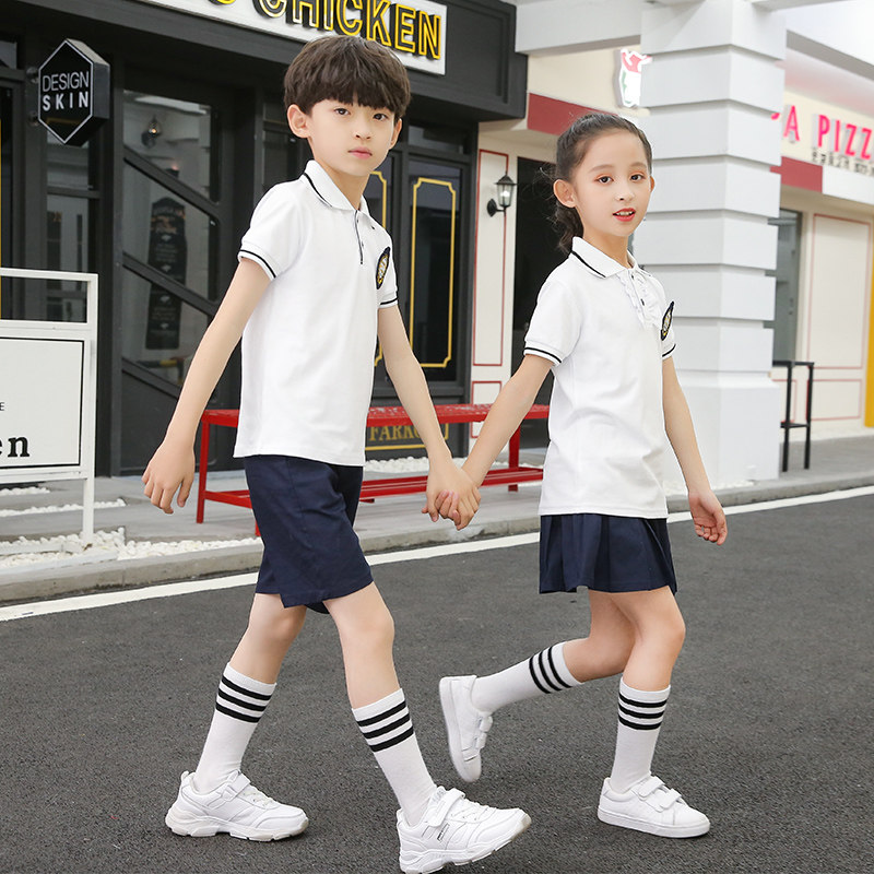 Kindergarten Summer Children's Clothing Summer Kindergarten Clothing Kindergarten School Uniform Customized for Boys and Girls