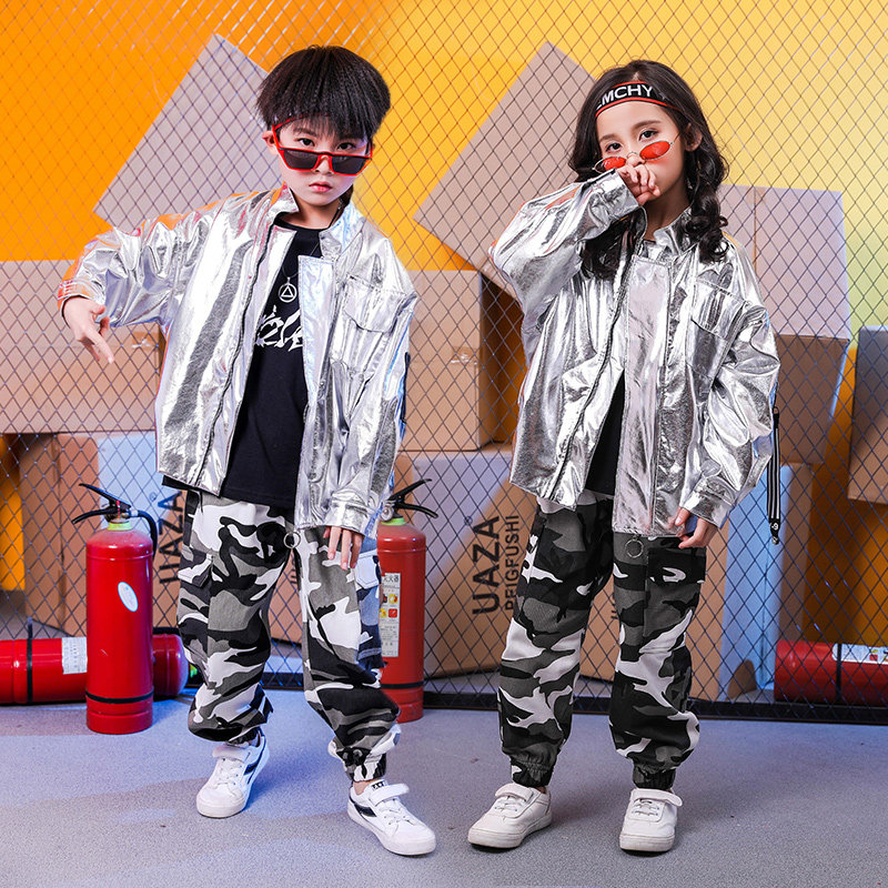 Children Suit Boy Street Dance Suit 2020 New CUHK Youngster Spring Fall Boy Hip Hop Awesome Two Sets Of Damp Clothes