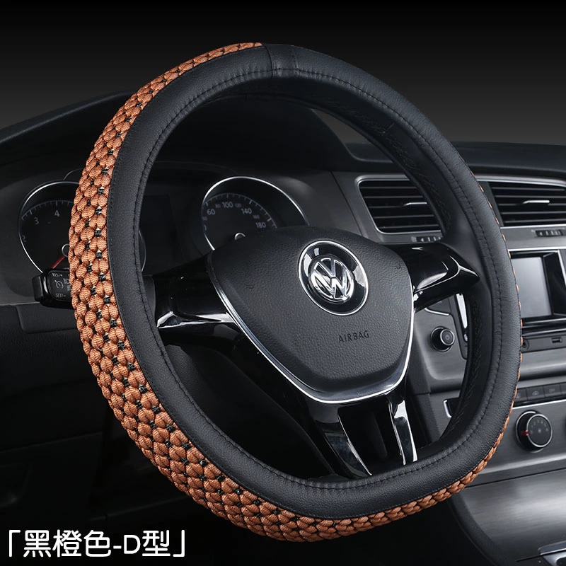 Bọc vô lăng ô tô Volkswagen loại ID Passat Sagitar POLO Lingdu Golf Weiling Langxing bốn mùa dây curoa điều hòa xe ô tô thay vô lăng xe ô tô 