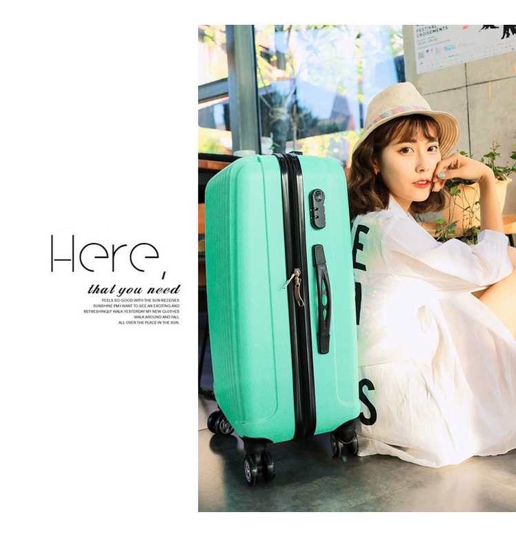 Vali học sinh 24 inch phổ biến bánh xe đẩy trường hợp 26 inch hộp mật khẩu nữ phiên bản Hàn Quốc của hộp du lịch công suất lớn 28 inch