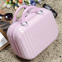 Phiên bản Hàn Quốc của túi đựng mỹ phẩm 14 inch vali nữ dễ thương vali nhỏ còng tay nhỏ vali tươi máy tính túi du lịch