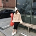 ZhenZH custom 2018 mùa đông mới sinh viên Hàn Quốc thả lỏng áo len sang trọng nữ áo khoác sang trọng