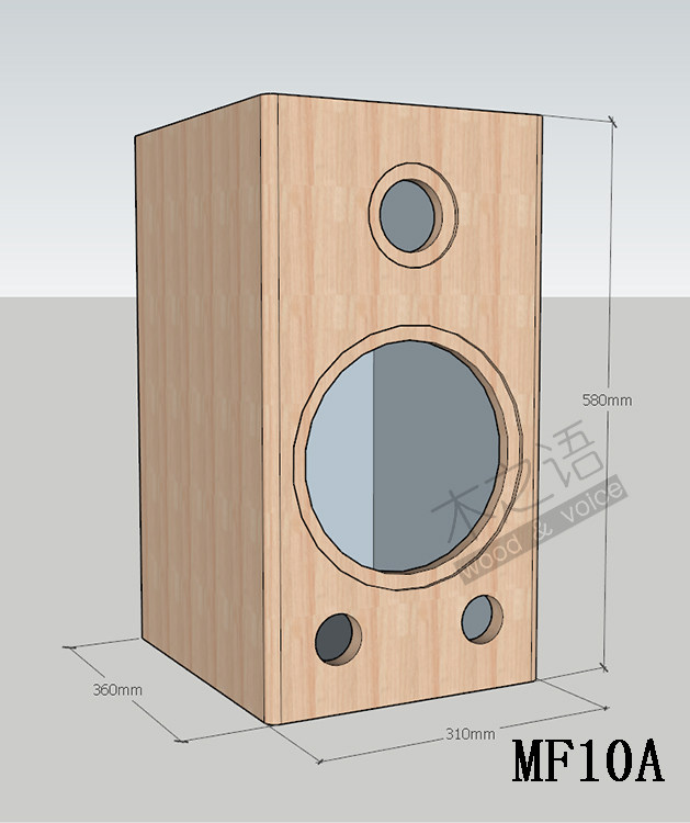 23 23 frequency 10 10 inch 12 inch solid wood sound box concise dovetailed dovetail mortise Hifi empty box DIY handmade