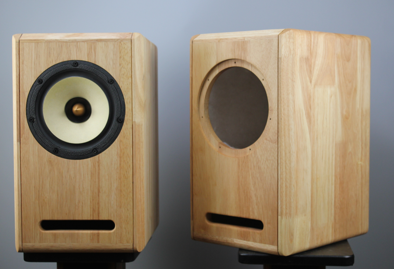 Solid wood full frequency maze speaker 6.5 inch empty box body diy