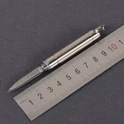 Multifunctional Pocket knife Titanium alloy utility knife Mini letter opener Outdoor Tungsten steel Window Breaker Bottle opener