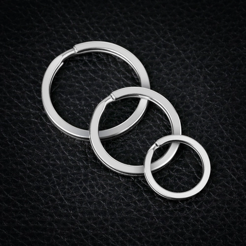 Металлическое кольцо для ключей с застежкой, брелок, аксессуары, металлическая подвеска, 30мм, DIY