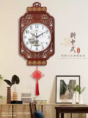 Polaris clock living room wall clock New Chinese style creative clock simple hanging watch Wall quartz clock home