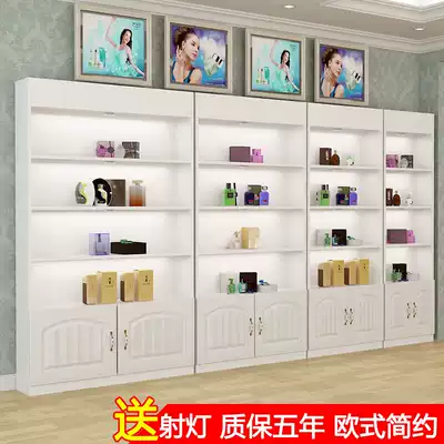 Cosmetics display cabinet shelves beauty salon product display cabinet Simple modern cabinet container free combination European-style door