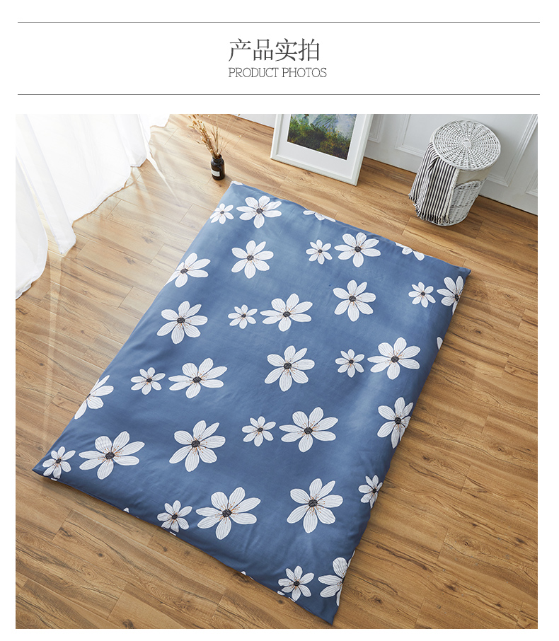 Bao bọc hoàn toàn nệm bọc dây kéo giường có thể tháo rời 笠 giường sinh viên chà nhám bụi phủ polyester ga phủ giường spa