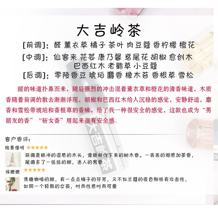 Mẫu nước hoa đích thực gỗ trầm hương màu xám cỏ vetiver đường đến rừng thông cô gái gỗ đàn hương - Nước hoa nước hoa nam charme