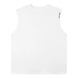 CHICERRO Жилет, мужская летняя белая футболка без рукавов, в американском стиле