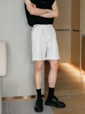Летние элитные корейские штаны, белый пиджак классического кроя для отдыха, шорты