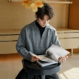 CHICERRO Мужской трикотажный свитер для отдыха, комплект