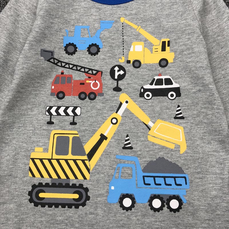 Mẫu quần áo trẻ em Nhật Bản mới dành cho trẻ em Mẫu áo thun cotton dài tay nam và nữ cho bé mùa xuân và mẫu mùa thu chạm đáy quần áo sành điệu cho be gái