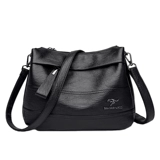 Сумка через плечо, модная вместительная и большая сумка на одно плечо, из натуральной кожи