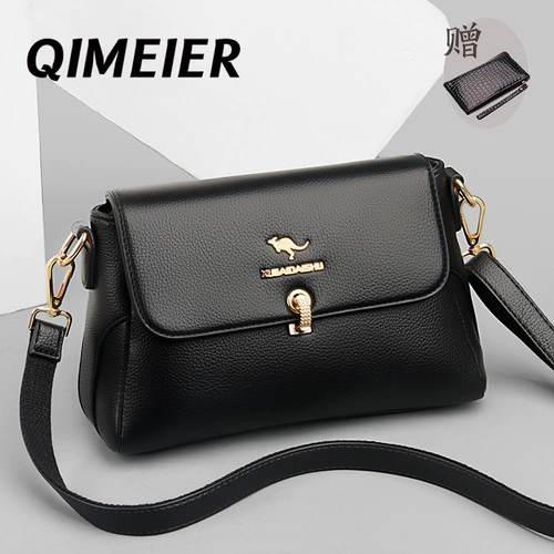 Сумка через плечо, модная сумка на одно плечо для матери, кожаная небольшая сумка, из натуральной кожи, городской стиль