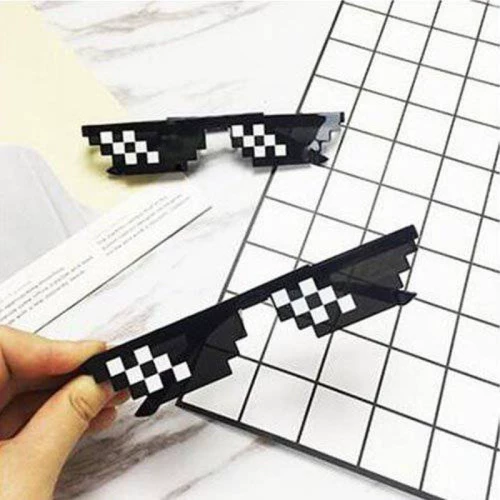 Tengchao [купить 2 Get 1 Get 1] Соблюдение социального персонала B Мозаичные очки Двухмерная установка нанука