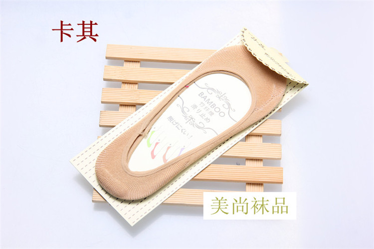 Phiên bản Hàn Quốc của phụ nữ vớ siêu ngắn cotton siêu mỏng nữ vớ mùa hè sợi tre vô hình nông miệng vớ beanie vớ thuyền tất cao cổ